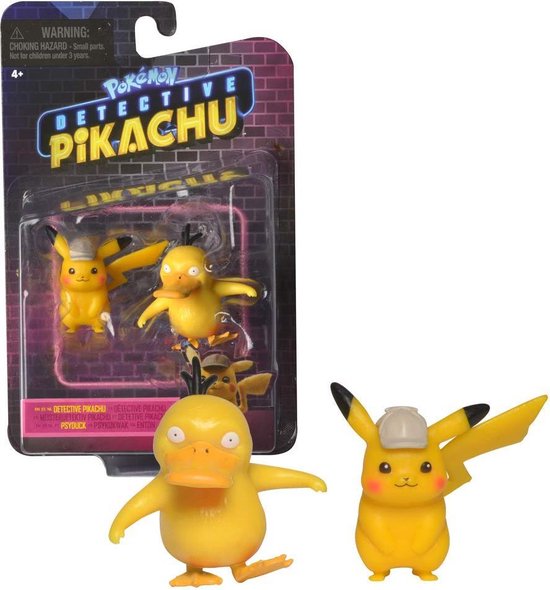 Pokémon Detective Pikachu en Psyduck Speelfiguren | bol.com