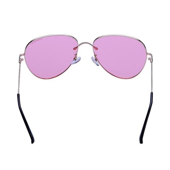 Amoy Sicily HD 1.1mm Polarized lens - Gold Plated Metal Anti-Allergisch Frame - Blue base Lens - Beweegbare neusvleugels - UV400 van Amoy — afbeelding 3