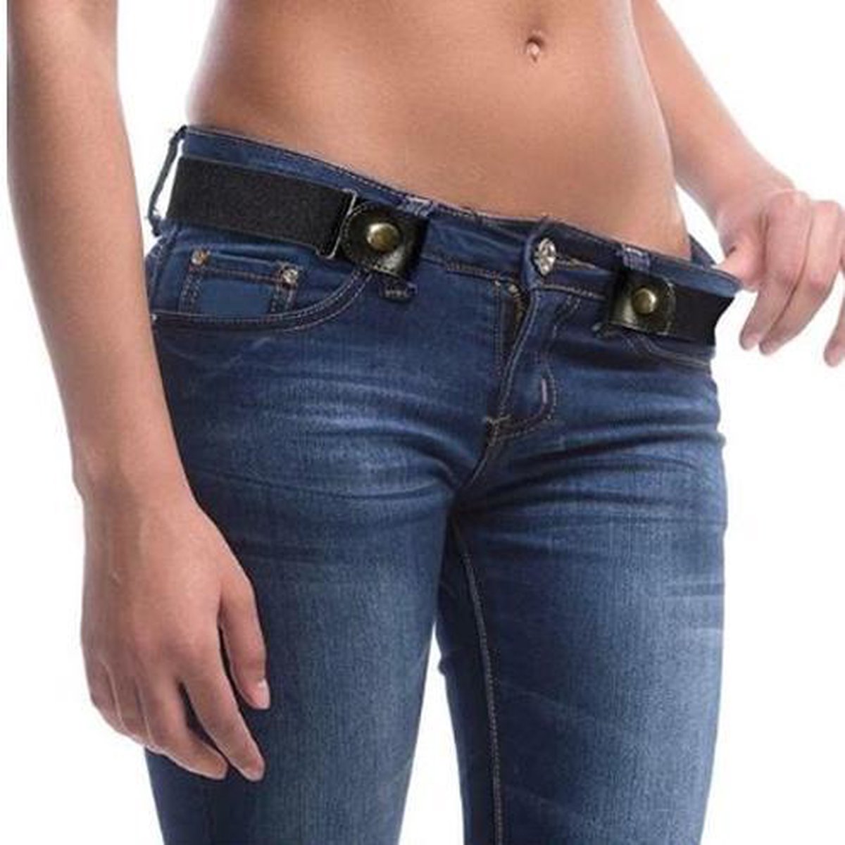 Elastische Riem – Zwart – Unisex – 104 cm