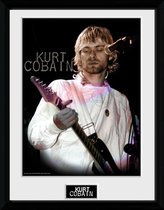 GBeye Poster - Met Kader Kurt Cobain - 40 X 30 Cm - Bont