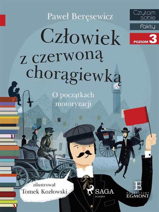 I am reading - Czytam sobie - Człowiek z czerwoną chorągi ... - cover