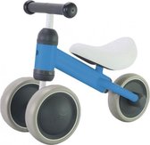 PexKids kinder scooter Loopfiets - 6 inch - Staal - Blauw