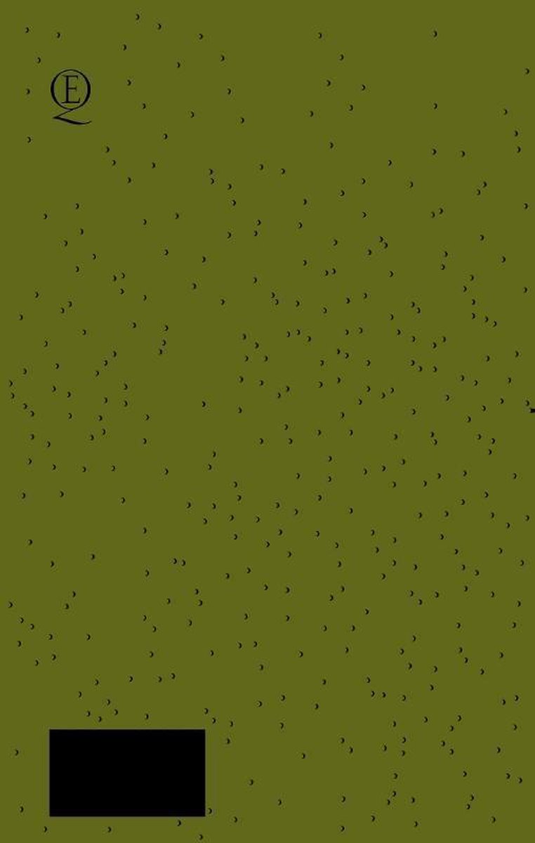 Groene kaft met een zwart vlak links onderaan en een gestileerd 'E' logo.