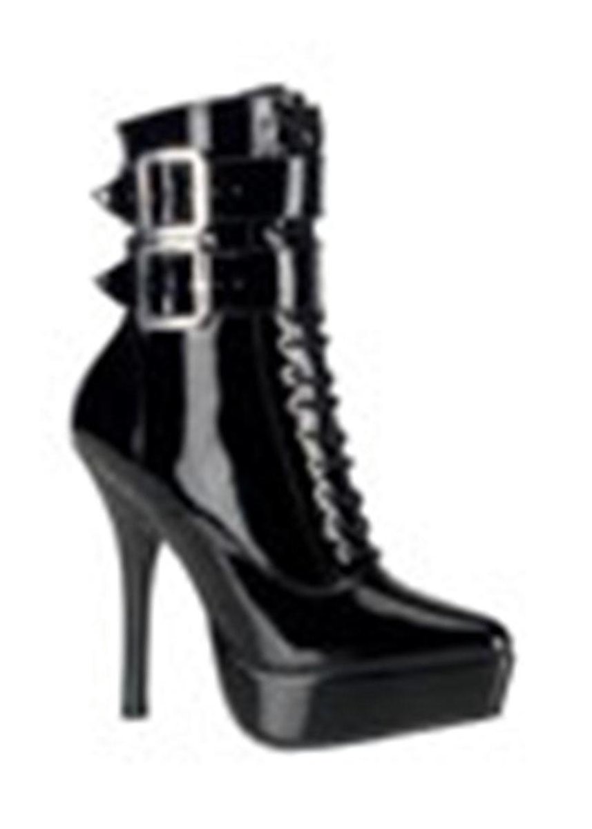 Pleaser - INDULGE-1026 Enkellaars - US 16 - 47 Shoes - Zwart