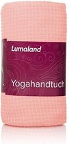 Lumaland - Yogahanddoek - microvezel / microfiber yogamat - antislip met noppen - 60 x 180 cm - Rosa