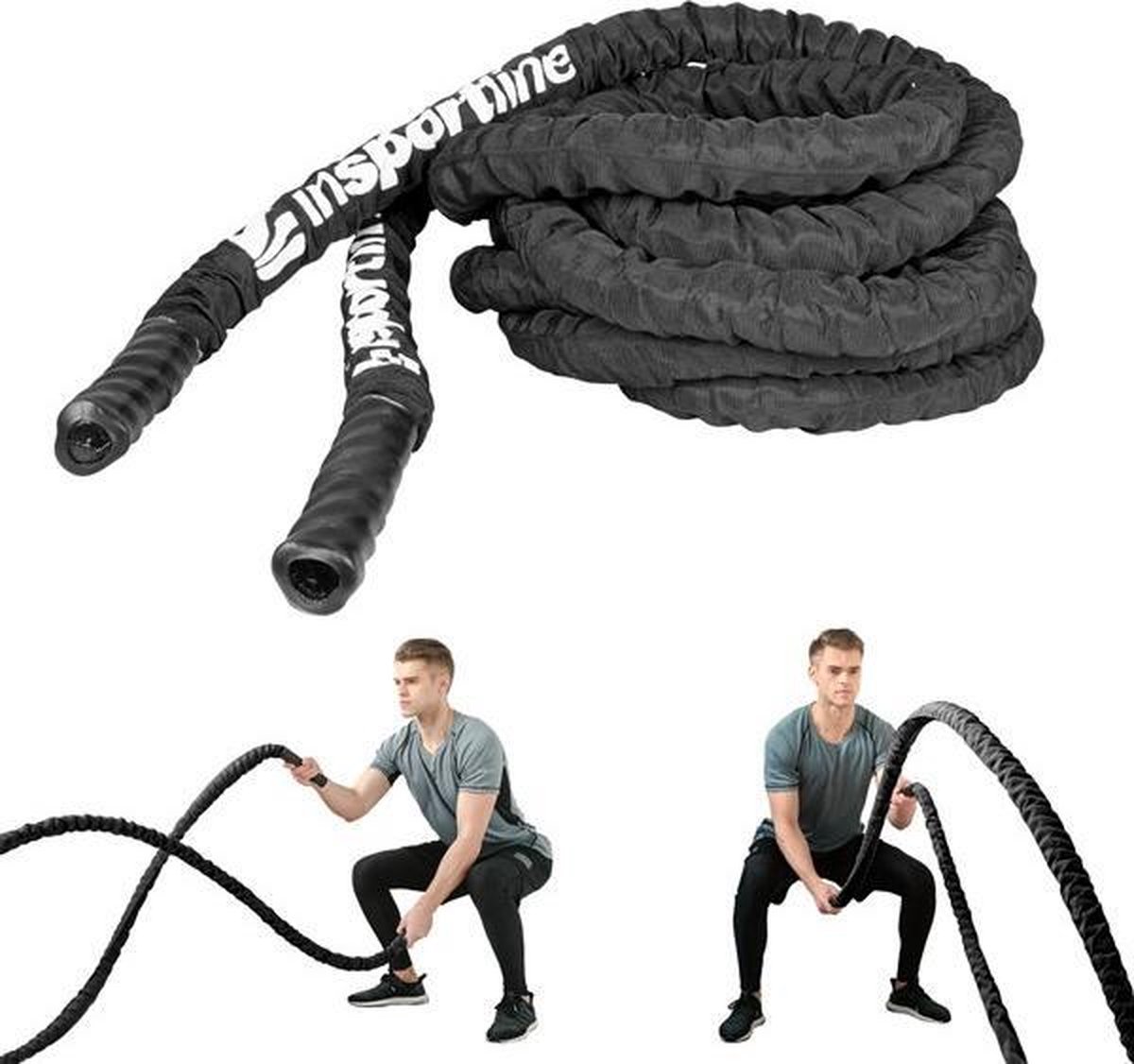Battle Rope inSPORTline WaveRope - 3,8 cm - 15 m