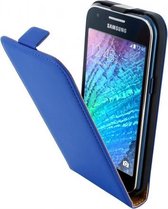 Mobiparts - premium flipcase - Samsung Galaxy J1 - Blue