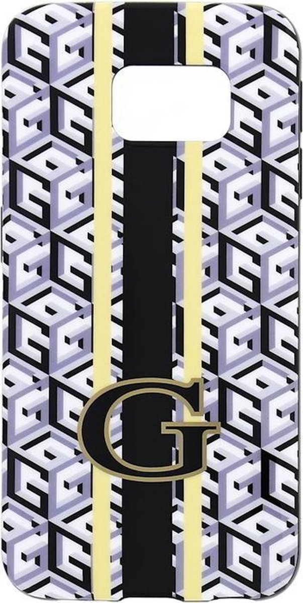 GUESS G-Cube TPU Case voor Samsung Galaxy S6 Edge - Black