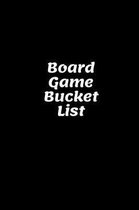 Board Game Bucket List