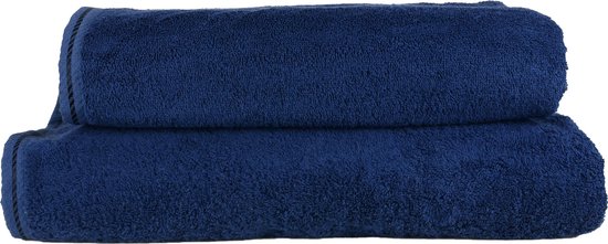 ARTG Towelzz® -  Strandhanddoek - Donkerblauw - 100 x 180 cm