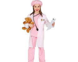 Roze dierenarts kostuum voor meisjes - Verkleedkleding