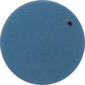 NAGA Rond magnetisch glasbord Jeans blauw 25 cm diameter