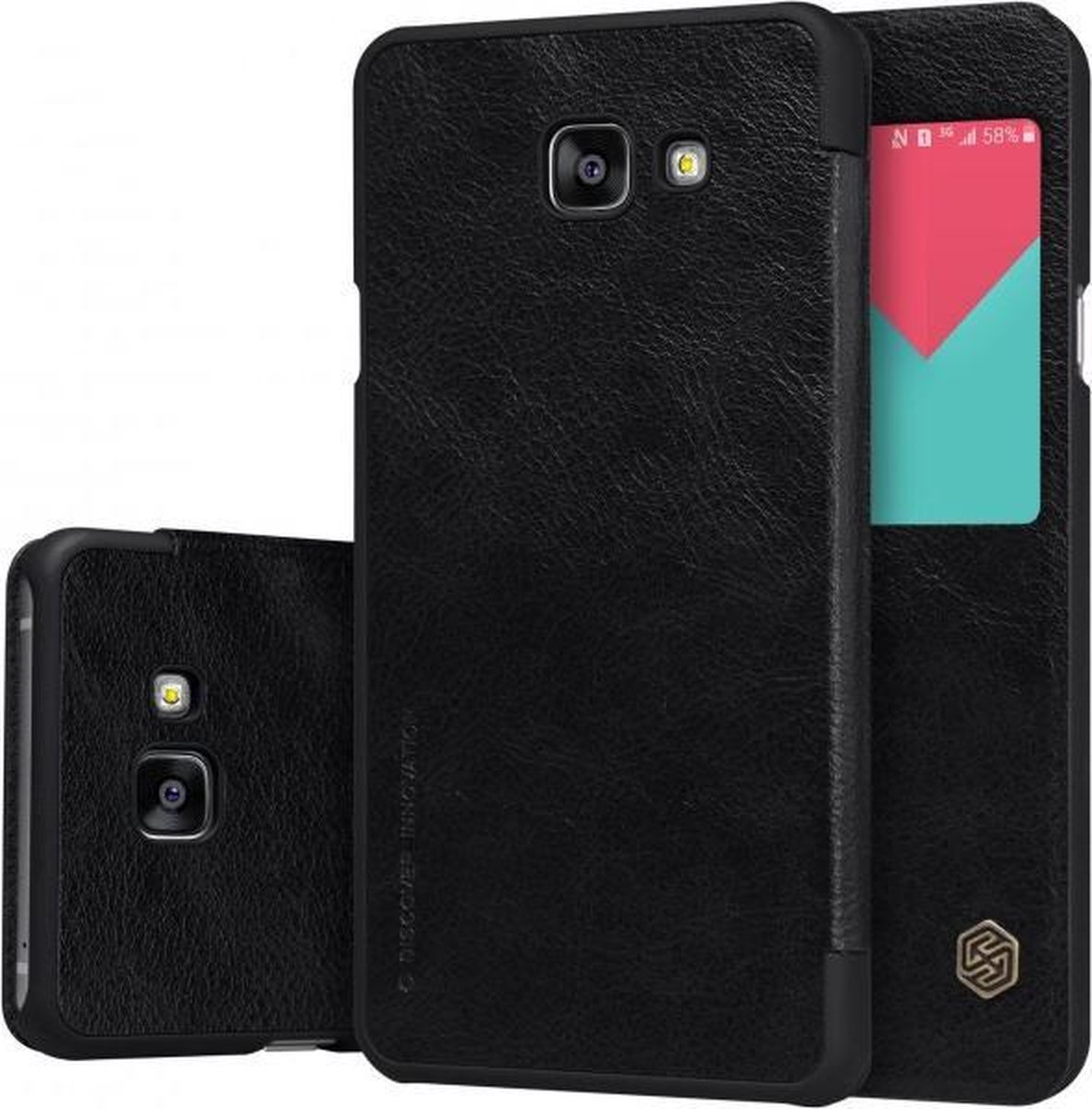Nillkin Qin Series Leather Case Samsung Galaxy A5 (2016) - Black