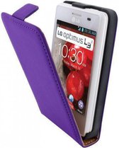 Mobiparts Premium Flip Case LG Optimus L3 II Purple