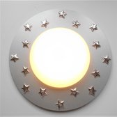 Funnylight Design LED Plafonniere Silver Star Collection 40 cm - plafonniere zilver met zilveren sterren