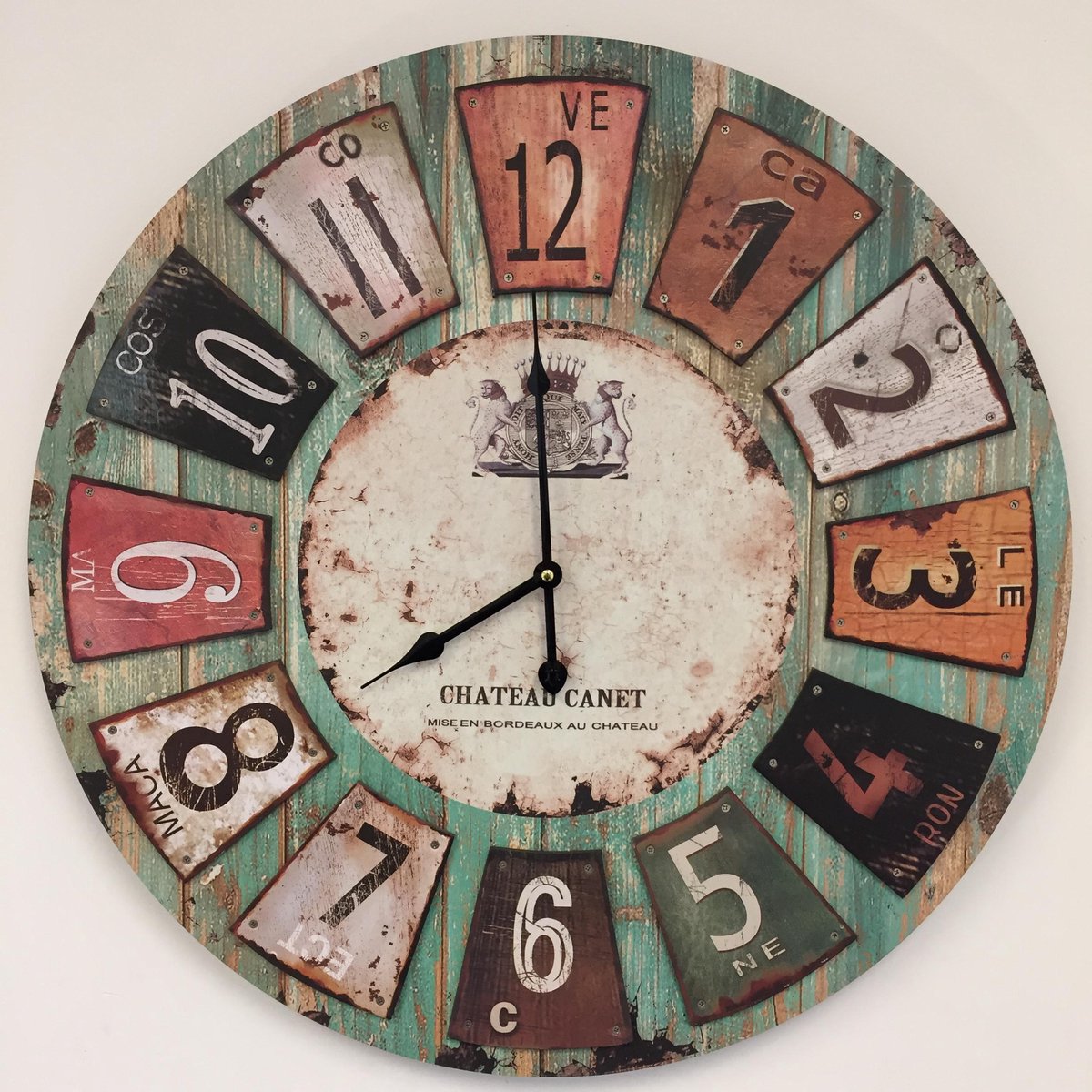 WANDKLOK VINTAGE CHATEAU CANET RETRO