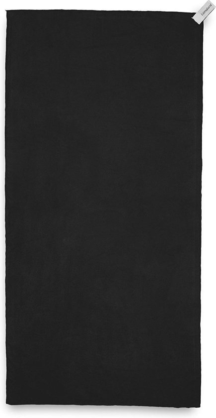 Lumaland - Reishanddoek - extra licht - microvezel - verschillende kleuren en maten - 40x80cm - Zwart