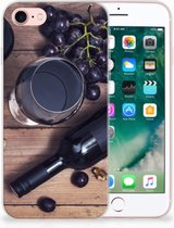 Back cover Hoesje Geschikt voor iPhone SE (2020/2022) en Geschikt voor iPhone 8 | 7 Wijn