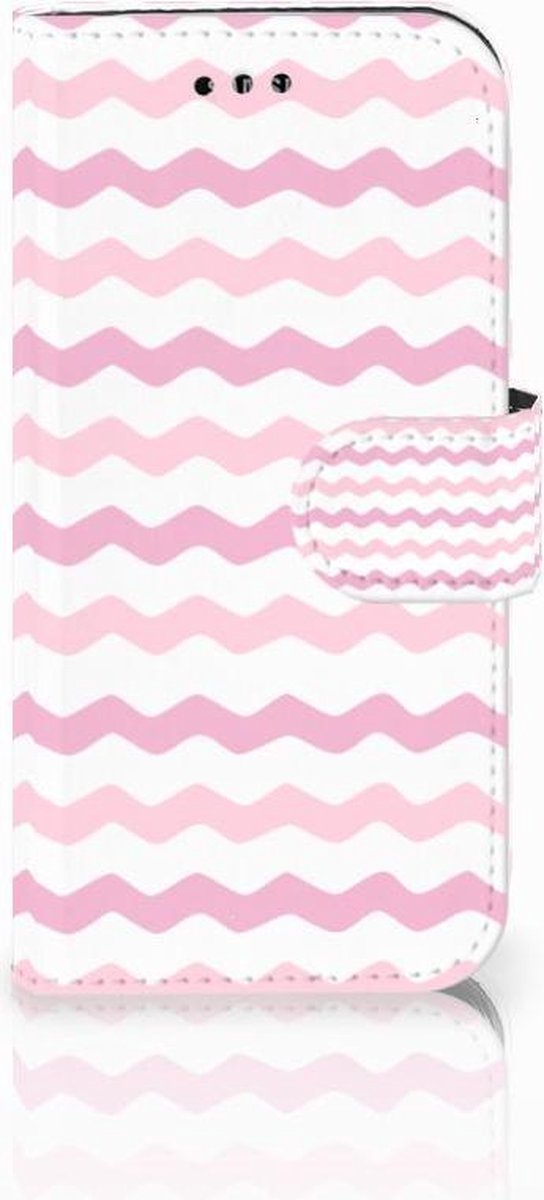 Samsung Galaxy A3 2017 Telefoon Hoesje Waves Roze