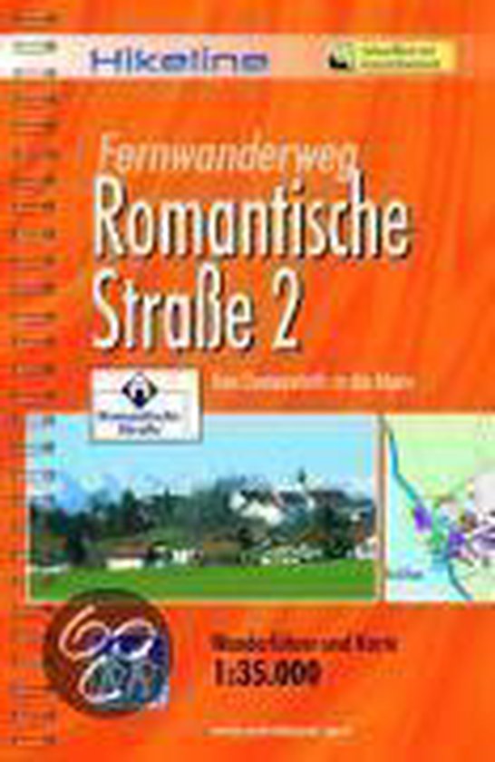 Hikeline Wanderführer  Fernwanderweg Romantische Straße 2 - cover