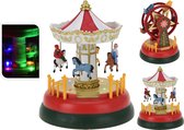 Kermis attracties - Carrousel - Reuzenrad - Kerstdorp - met ledverlichting - beweging