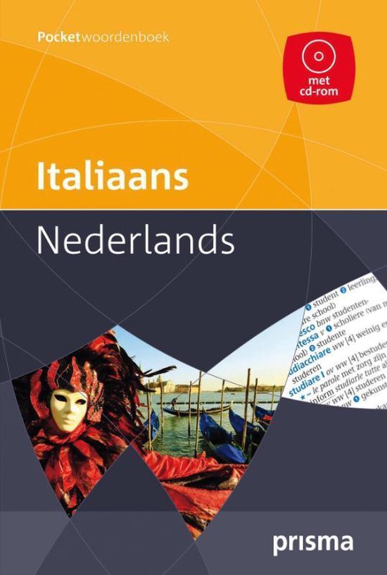 Cover van het boek 'Prisma pocketwoordenboek Italiaans-Nederlands + cdrom' van L. Schram-Pighi