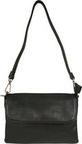 Flora&Co - klein handtasje/crossbody - korte en lange riem - zwart