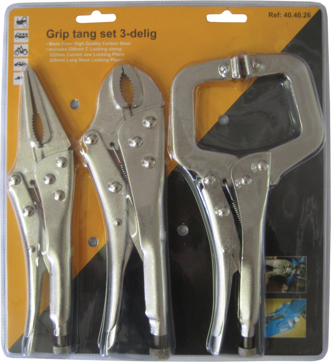 Grip tang set 3 delig