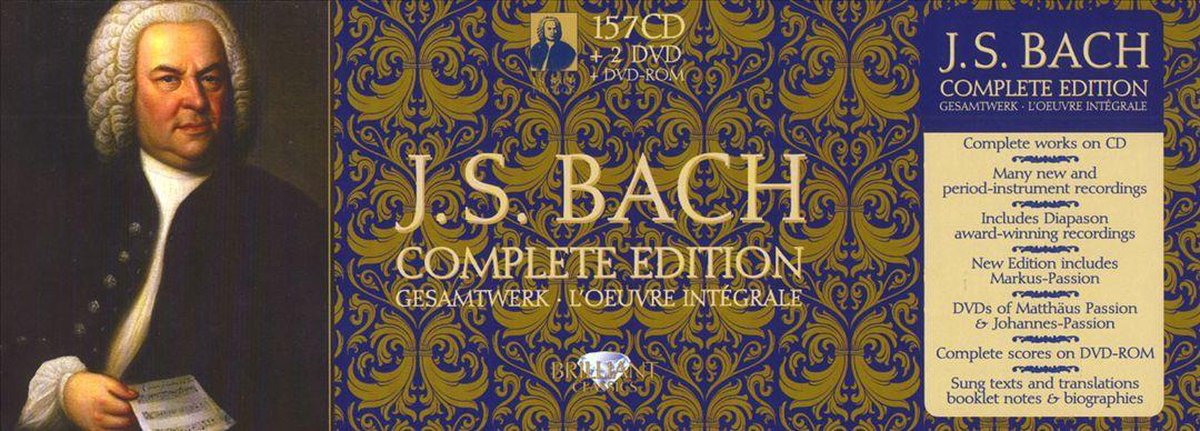 ブリリアント バッハ全集 155CD BACH EDITION特別