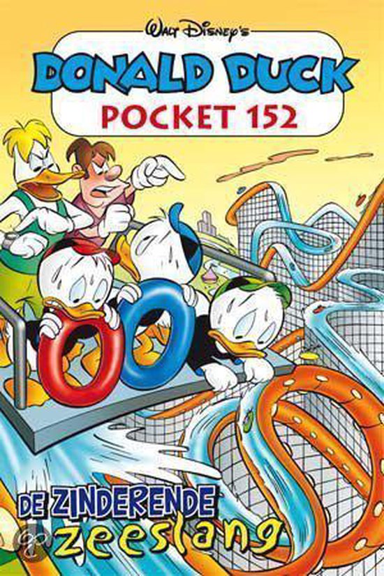 Cover van het boek 'Donald Duck Pocket / 152 De zinderende zeeslang' van Walt Disney Studio’s