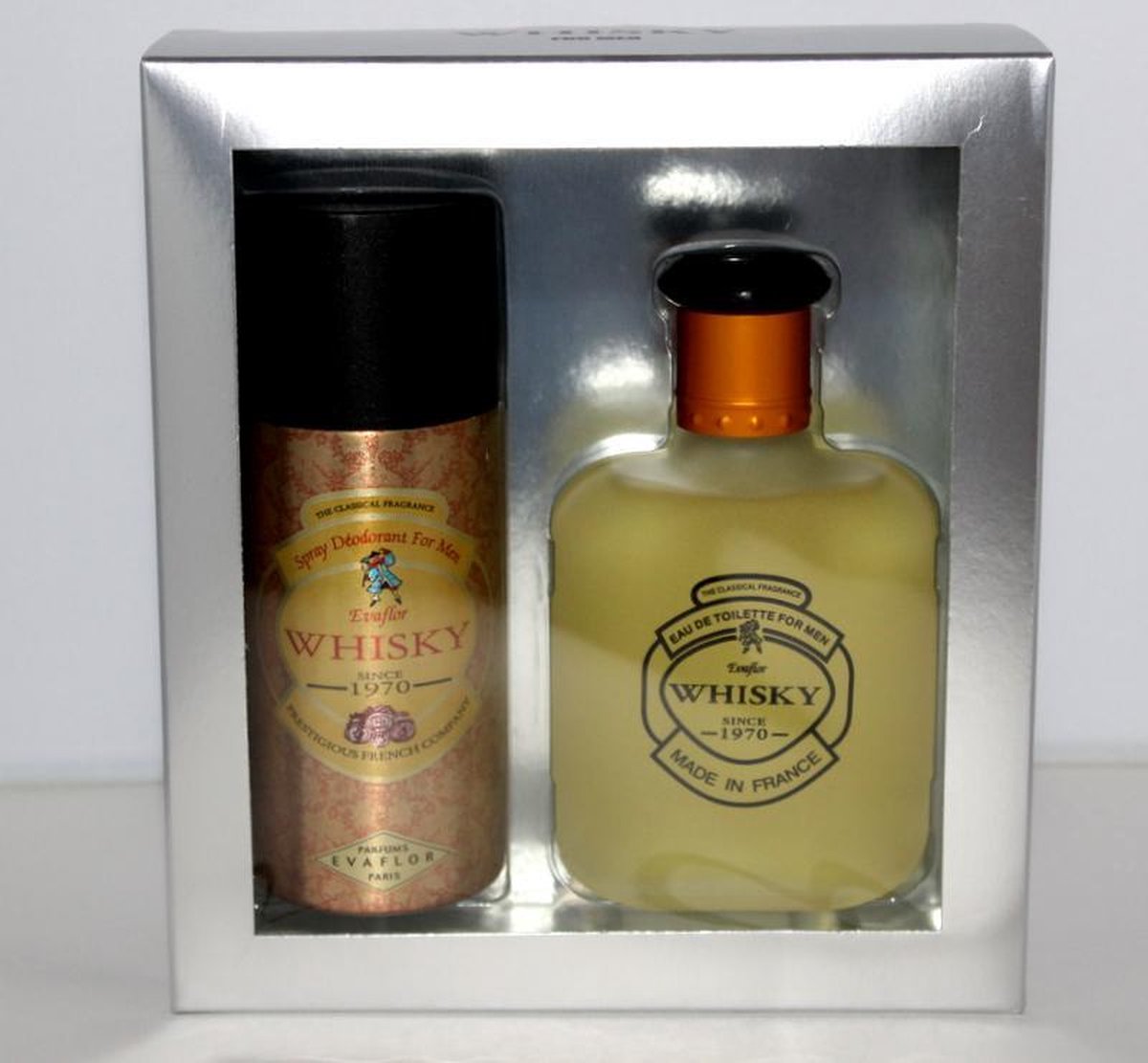 In prijs verlaagd, Whisky Classic Geschenkset met bijpassende Deodorant (Fris Kruidige Geur met Meloen, Cederhout en Muskus)