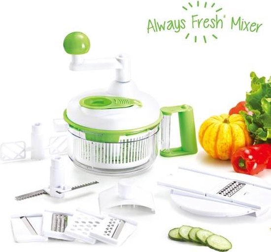 Aanhankelijk Ga trouwen buurman Always Fresh Mixer alles in 1 Salademaker | bol.com