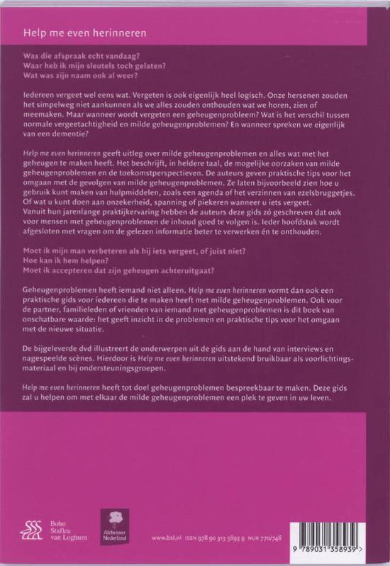 Help me even herinneren, L Joosten 9789031358939 Boeken