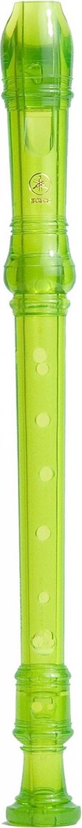 Yamaha YRS-20 GG Sopranblockfluit C Deutsch, dubbel, trans. groen - Sopraan blokfluit (Duitse boring)