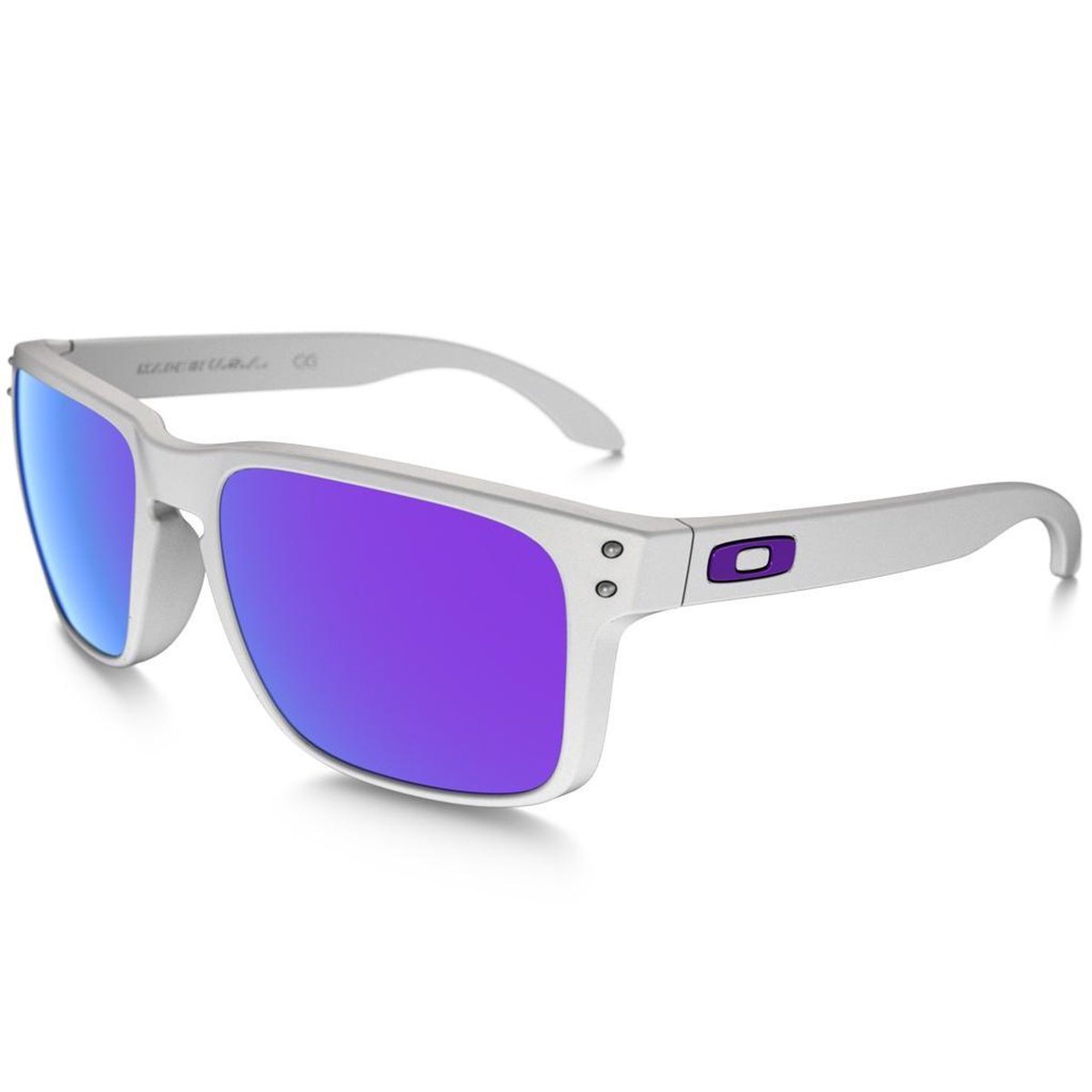 snijder kant Acquiesce Oakley HOLBROOK OO9102 9102 05 - Zonnebril - Wit/ Paars - 55 mm | bol.com