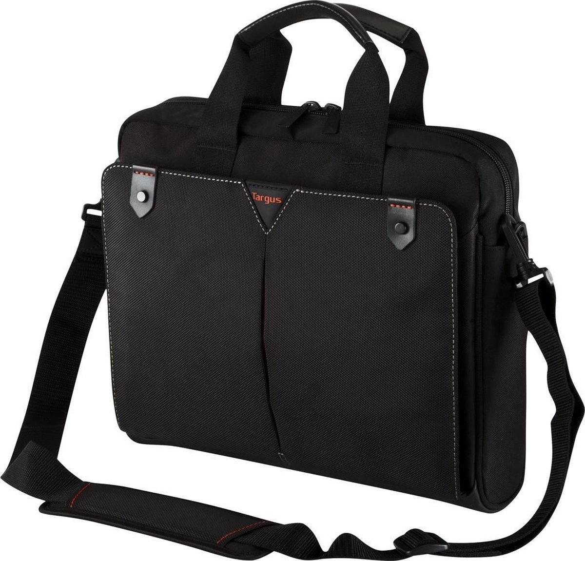 Targus Classic+ Laptoptas / 13-14,1 Inch / Zwart/Rood