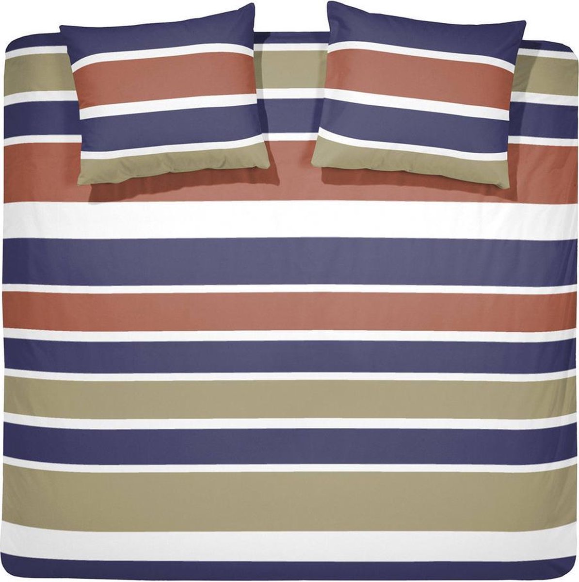 Cinderella Kalmar Dekbedovertrek - Flanel - Lits-jumeaux - 260x200/220 cm - Terra