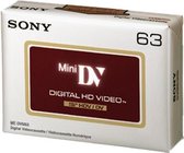 Sony DVM63 HDV Mini DV-casette