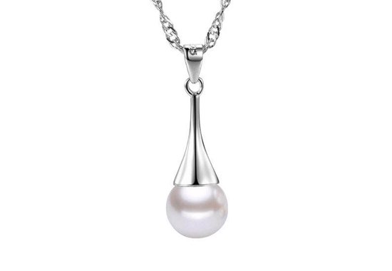 Montebello, Pendentif tendance avec perle blanche synthétique, Apium | bol