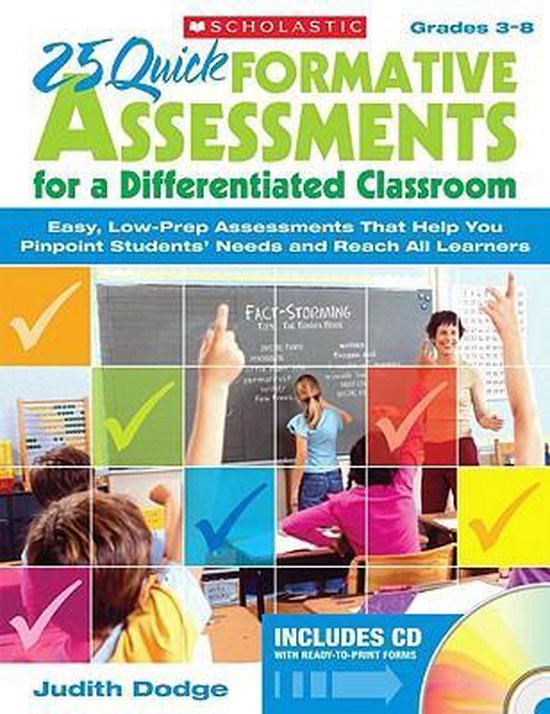 25 Quick Formative Assessments for a Differentiated Classroo ... - cover