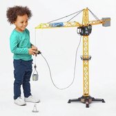 RC Chad Valley grote kraan met toebehoren op afstandsbediening 360° roterend, 100cm