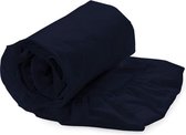 Kardol Verstraten Hoeslaken Satijn - 90x210/220 cm - Indigo