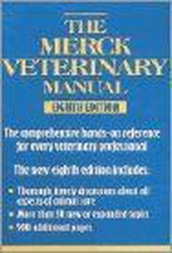 The Merck Veterinary Manual - cover