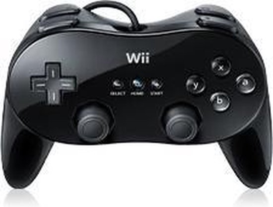 Nintendo Classic Controller Zwart Wii