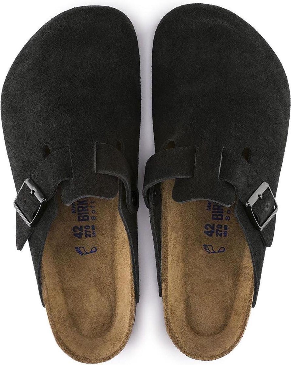 Birkenstock Boston Regular Clogs - Zwart - Maat 38 | bol.com