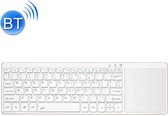 B020 Ultradun 80 toetsen Bluetooth draadloos toetsenbord met touchpad (wit)