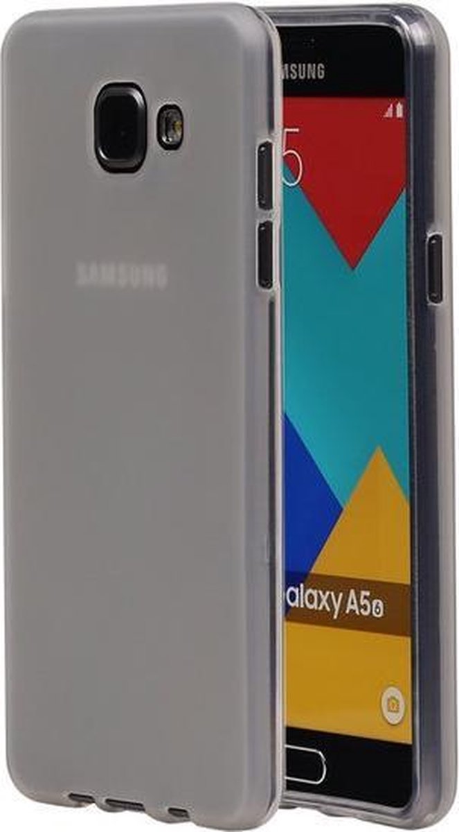 Samsung Galaxy A5 (2016) TPU Hoesje Transparant Wit