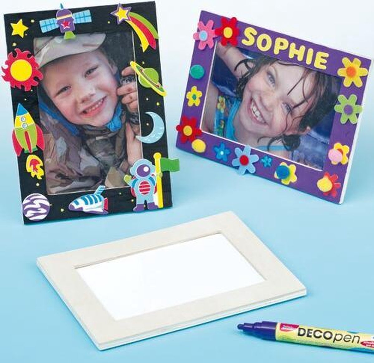 thumbnail: Micki Weefset Voor Kinderen - Vierkant Weefframe 30 Cm - Met Garen En Naald - Leeftijd 3+