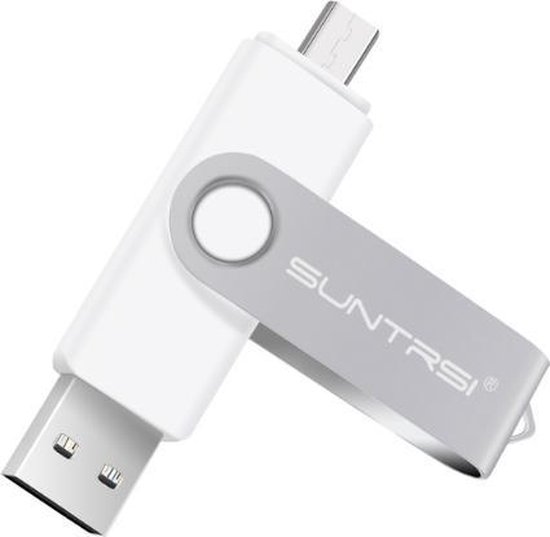 Kerst USB Stick USB 2.0 32 GB Wit Smartphone Geheugenstick
