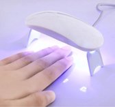 Professionele nagellak droger - Set - Werkt op USB - Nagel lamp - Nagellakdroger - Nageldroger - UV - Wit
